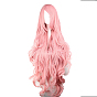 Cosplay Party Wigs, Synthetic Wigs, Heat Resistant High Temperature Fiber, Long Wave Curly Wigs for Women