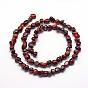 Natural Red Tiger Eye Beads Strands, Nuggets, Dyed & Heated