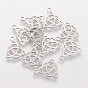 304 Stainless Steel Charms, Knot