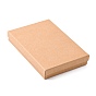 Kraft Paper Box, with Sponge Mat, Rectangle