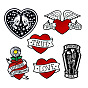 Enamel Pin, Word Alloy Badge for Backpack Clothes