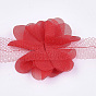 Organza Flower Ribbon, Costume Accessories, For Party Wedding Decoration and Earring Making