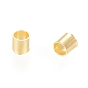 Cadmium Free & Lead Free Brass Crimp Beads, Tube, 2x2mm, Hole: 1.5mm