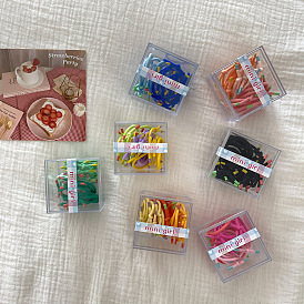 Colorful Elastic Hair Ties for Kids with High Elasticity - Boxed.