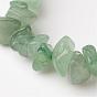 Натуральный зеленый авантюрин чип бисерные браслеты простирания