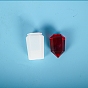 Moules en silicone cristal pendule, moules pendentifs cristaux de quartz, pour la résine UV, fabrication de bijoux en résine époxy