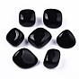 Perles noires obsidienne naturelles, pierres de guérison, pour la thérapie de méditation équilibrant l'énergie, pierre tombée, gemmes de remplissage de vase, pas de trous / non percés, nuggets