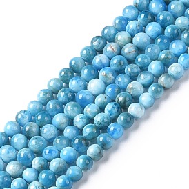 Natural Apatite Beads Strands, Round