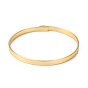 Classic Rack Plating Brass Bangles for Women Men, Long-Lasting Plated, Cadmium Free & Lead Free
