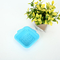 DIY Soap Making Food Grade Silicone Molds, Resin Casting Molds, Clay Craft Mold Tools, Square with Word 100%HANDMADE