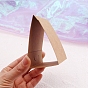 100Pcs Foldbale Paper Jewelry Display Cards, for Earring, Necklace Display