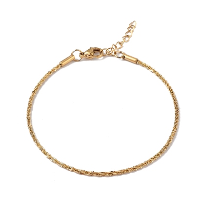 304 Stainless Steel Bone Rope Chain Bracelet for Women