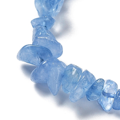 Natural Kyanite Beads Strands, Dyed & Heated, Chip