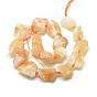 Natural Citrine Beads Strands, Nuggets
