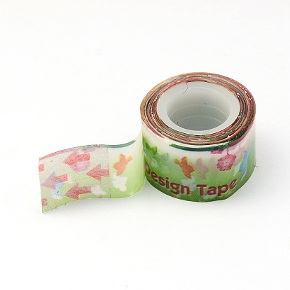 DIY Scrapbook, with Self Adhesive Tape, 12mm, about 2.5m/roll, 100rolls/box, box: 115x88x89mm