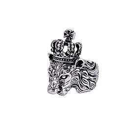 Antique Silver Alloy Open Cuff Rings