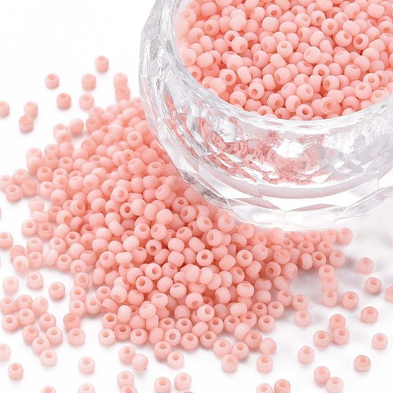 13/0 Glass Seed Beads, Macaron Color, Round Hole, Round