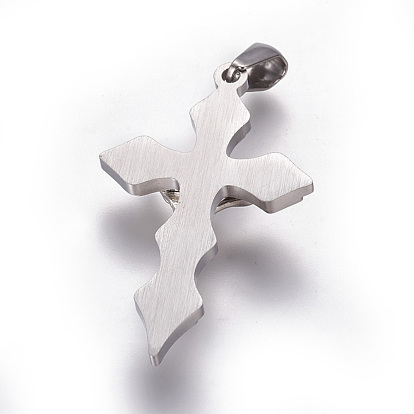 Thème de Pâques 304 pendentifs en acier inoxydable, pour Pâques, crucifix croix