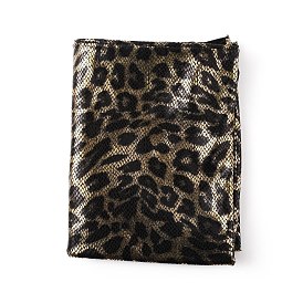 Leopard Print Polyester Fabric, Garment Accessories, for DIY Crafts