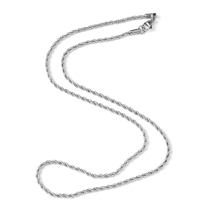 304 Stainless Steel Necklaces, 20"(51cm)