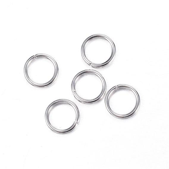 304 Stainless Steel Jump Rings, Open Jump Rings