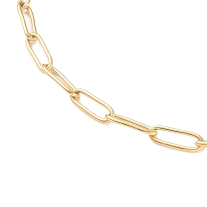 Collar de perla de imitación de plástico con colgante de flor, chapado de iones (ip) 304 joyas de acero inoxidable para mujer