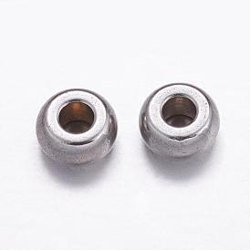 304 Stainless Steel Beads, Drum