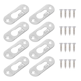 Iron Picture Hangers, with Screws, Picture Hanging Hooks, for Picture Frame, Bathroom Cabinet