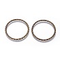 Tibetan Style Linking Rings, Lead Free and Cadmium Free, Ring, 33.5x2mm