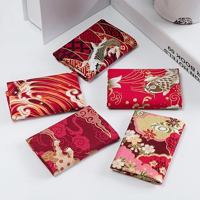 Tela de algodón estampada, para patchwork, coser tejido a patchwork, acolchado, con patrón de estilo céfiro japonés