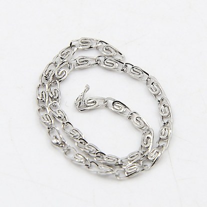 304 Stainless Steel Lumachina Chains, Snail Chain, Decorative Chains, Unwelded