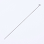 Iron Beading Needle, with Hook and Hole, For Buddha 3-Hole Guru Beads, Bead Threader