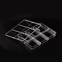 Rectangle Shaped Plastic Jewelry Bead Containers, 200x300x35mm