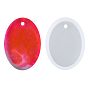 Oval Shape DIY Silicone Pendant Molds, Resin Casting Moulds, Jewelry Making DIY Tool For UV Resin, Epoxy Resin Jewelry Making
