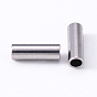 304 Stainless Steel Beads, Large Hole Beads, Column