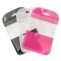 Plastic Packaging Zip Lock Bags, Top Self Seal Pouches, with Window, Rectangle