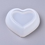 Moldes de silicona diy heart dish, moldes de resina, para resina uv, fabricación de joyas de resina epoxi