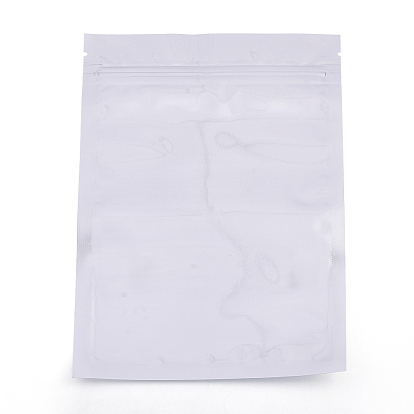 Sacs à fermeture éclair pour animaux de compagnie et pe, sacs de stockage de nourriture de papier d'aluminium refermables, rectangle