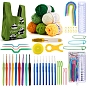 Crochet Kits with Yarn Set for Beginners Adults Kids, Knitting Tool Accessories with Panda Pattern Carry Bag, Crochet Starter Kit