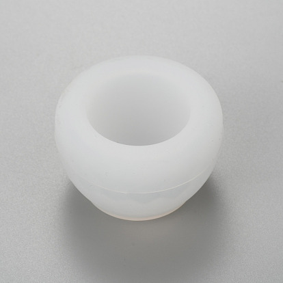 Moldes de silicona en forma de copa de columna diy, moldes de resina, para resina uv, fabricación de joyas de resina epoxi