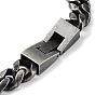 304 Stainless Steel Cuban Link Chains Bracelets for Men & Women