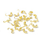 Brass Bead Tips, Calotte Ends, Clamshell Knot Cover, Plum Blossom Shape