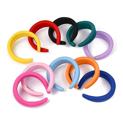 Polyester Sponge Thick Hairbands, for Women Bezel  Hair Accessories