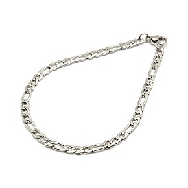 304 Stainless Steel Figaro Chain Bracelet Making