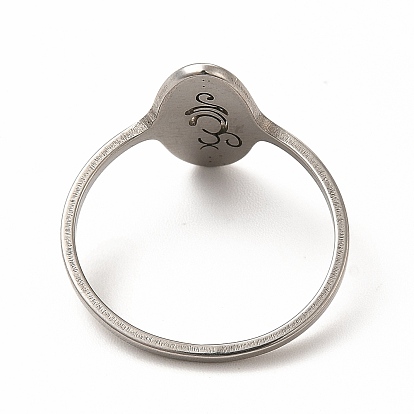 304 кольцо на палец из нержавеющей стали для йоги для женщин