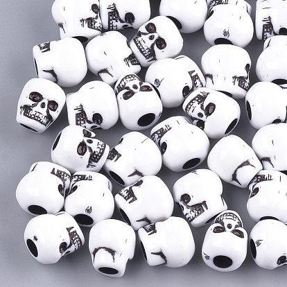 Craft Style Acrylic Beads, Skull