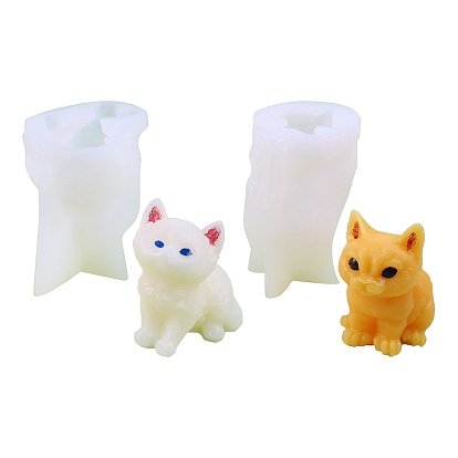 Силиконовые формы, формы для литья смолы, для уф-смолы, изготовление ювелирных изделий из эпоксидной смолы, форма кошки