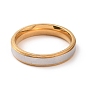Двухцветное 201 кольцо из нержавеющей стали для женщин