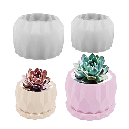 Силиконовые формы для круглых ваз и подносов своими руками, формы для литья смолы, для уф-смолы, изготовление изделий из эпоксидной смолы