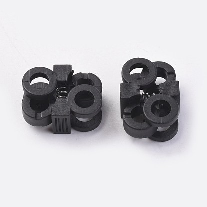 Adjustable Plastic Shoelace Buckle, Cord Lock Clip Clamp